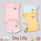 PROMO Paket Baju Bayi Setelan Anak Perempuan Ridges Day Lilly / Setelan Bayi Cewek / Setelan Anak Perempuan / Baju Bayi adem / Baju Santai Anak #1