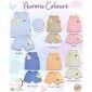 Baju Setelan Anak Singlet Ridges Polos Warna Aurora Colours / Baju Bayi Adem Lembut ber-SNI