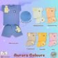 Paket Baju Bayi Setelan Singlet Kutung Kaos Anak Ridges 3pcs Aurora Colours / Setelan Bayi Kutung / Setelan Bayi Laki-laki dan Perempuan / Baju Bayi adem / Baju Santai Anak #2