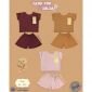 PROMO Paket Baju Bayi Setelan Anak Perempuan Ridges Crop Top Hawaii Salsa Lollipop Carol / Setelan Bayi Cewek / Setelan Anak Perempuan / Baju Bayi adem / Baju Santai Anak #4
