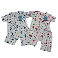 PROMO Paket Baju Bayi 3pcs Setelan Pendek Setelan Panjang Newborn Print Murah dan Adem / Baju Baby Pendek Newborn / Setelan Pendek Bayi Baru Lahir