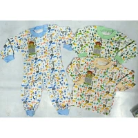 PROMO Paket Baju Tidur Anak Bayi 3pcs / Piyama Anak Bayi Murah dan Adem 3 Setel