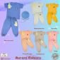 Setelan Baju Bayi Ridges Aurora Colours / Baju Anak Kancing Pundak Halus dan Adem / Baju Tidur Anak Nyaman Dipakai / Piyama Anak Unisex Motif ber SNI #1