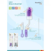 Sikat Botol Susu Bayi Set Putar + SIkat Sedotan / Sikat Dot Bayi / Bottle Brush / Baby Bottle and Nipple Brush