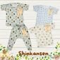 Setelan Baju Bayi Ridges Pendek Panjang (Celana Model Legging) / Baju Anak Bahan Tipis Halus dan Adem / Baju Tidur Anak Nyaman Dipakai / Piyama