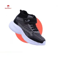 Sepatu Anak Laki-Laki / Sepatu Anak Hitam Abu / Sneaker Anak Baby Millioner 25030037