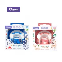 Alat Makan Bayi Feeding Set 5pcs / Mealtime Set / Perlengkapan MPASI Bayi / Kado Lahiran Perlengkapan MPASI