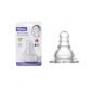 Momeasy Dot Peristaltic Slim Neck Silicone Nipple Isi 2pcs / Peristaltic Nipple Dot Botol Bayi Ulir Slim Neck Peristaltik / Dot Bayi Peristaltic Nipple Standard