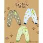 Celana Panjang Bayi Murah dan Adem 3pcs 0-4 tahunan S M L XL Pola Diapers Merek Moms Gift / Ridges