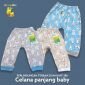 Celana Panjang Bayi Murah dan Adem 3pcs 0-4 tahunan S M L XL Pola Diapers Merek Moms Gift / Ridges #3