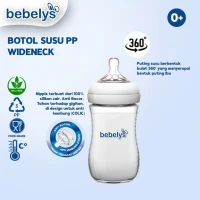 Bebelys Botol Susu Wide Neck Anti Kolik 180ml BPA Free