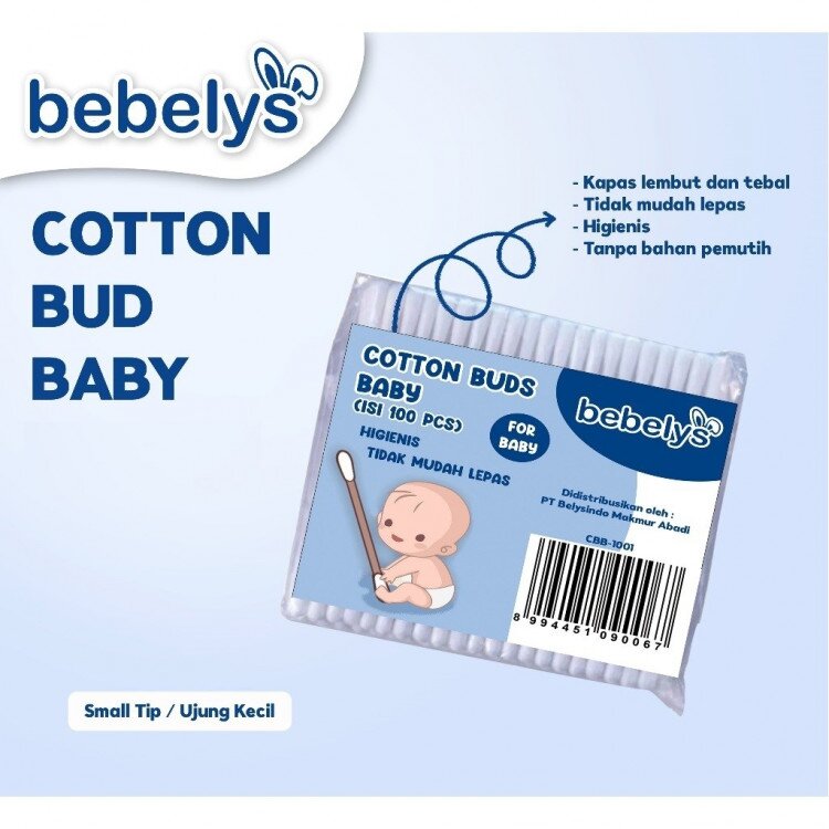 Bebelys Cotton Bud Bayi Isi 100pcs