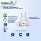 PROMO Paket Hemat 3pcs Silicone Nipple Standard Neck Bebelys / Slim Neck Silicone Nipple / Nipple Bulat atau Gepeng