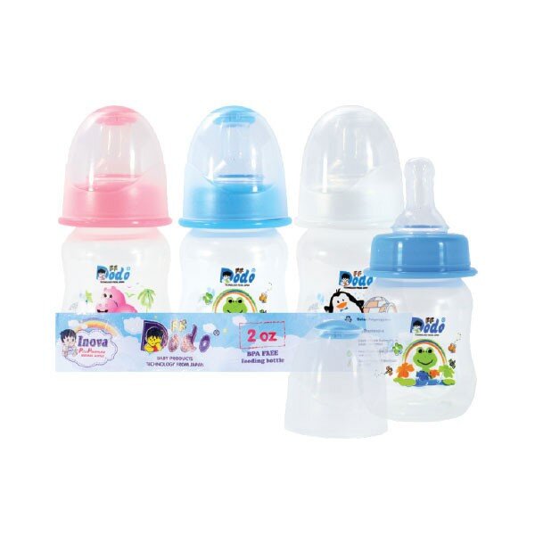 Botol Susu Bayi Dodo Inova 60ml (Dot Gepeng)