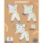 Setelan Baju Bayi Pendek Panjang Kancing Depan RIDGES Togetherness Newborn - 1 tahunan SNI / Piyama Anak Adem Anak 0-1 tahunan/ Baju Santai Anak / Baju Tidur Anak #1
