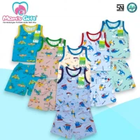 Paket Baju Bayi Setelan Singlet Kutung Kaos Anak Moms Gift Type AE 3pcs / Setelan Bayi Kutung / Setelan Bayi Laki-laki dan Perempuan / Baju