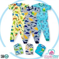 Setelan Baju Bayi Pendek Celana Panjang Kancing Pundak Type K Series / Baju Anak Kancing Pundak / Baju Tidur Anak / Piyama Anak Unisex
