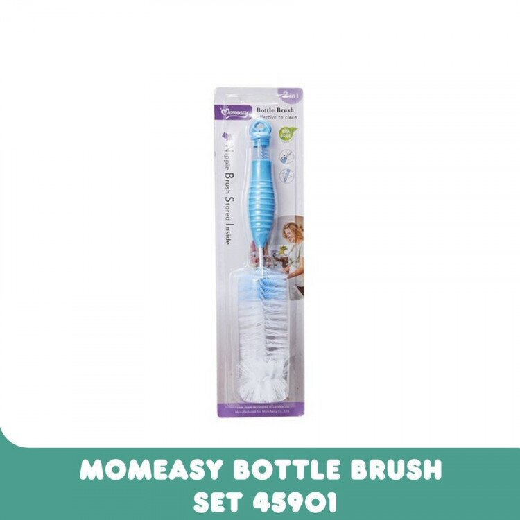 Momeasy Sikat Botol Susu Bayi / Baby Bottle and Nipple Brush / Sikat Dot Bayi