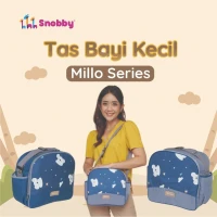 Tas Bayi Kecil Snobby Seri Millo / Tas Perlengkapan Bayi Millo Series / Diapers Bag Bayi / Tas Traveling Bayi / Tas Baby Carrier Bayi