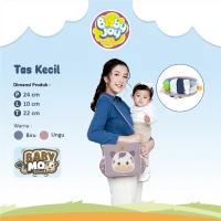 Tas Bayi Kecil Baby Joy Baby Moo Series BJT1072 / Tas Perlengkapan Bayi  / Diapers Bag Bayi / Tas Traveling Bayi / Tas Baby