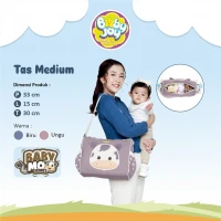 Tas Bayi Sedang Baby Joy Baby Moo Series BJT1073 / Tas Perlengkapan Bayi Medium / Diapers Bag Bayi / Tas Traveling Bayi / Tas Baby