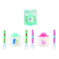 Alat Makan Bayi Feeding Set 4pcs / Mealtime Set / Perlengkapan MPASI Bayi / Kado Lahiran Perlengkapan MPASI