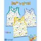 Promo Paket Baju Atasan Singlet Anak Ridges Motif Dino's World 3pcs SNI