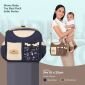 Tas Bayi Kecil Moms Baby Indie Series / Tas Perlengkapan Bayi / Diapers Bag Bayi / Tas Traveling Bayi / Tas Baby Carrier Bayi