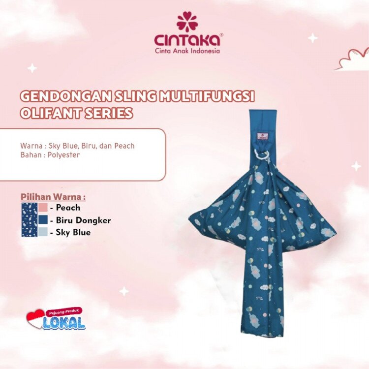 Gendongan Samping Sling Bayi Multifungsi Olifant Series / Gendongan Bayi Samping / Gendongan Sling Bayi