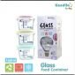 Glass Food Container 160ml / Kontainer Makanan Bayi Kaca / Tempat Makanan Bayi / Tempat MPASI Kaca