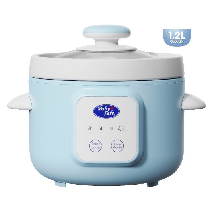 Digital Slow Cooker Baby Safe 1,2 Liter / Alat Masak makanan Bayi MPASI | Slow Cooker Serbaguna | Slow Cooker Multifungsi | SlowCooker Digital