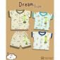 Setelan Baju Bayi Pendek Panjang Kancing Depan RIDGES Dream Team Newborn - 1 tahunan SNI / Piyama Anak Adem Anak 0-1 tahunan/ Baju Santai Anak / Baju Tidur Anak #1