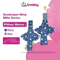 Snobby Gendongan Bayi Sling Millo Series / Gendongan Samping Bayi / Gendongan Travelling Snobby / Gendongan Sling Bayi