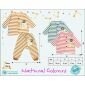 Paket Hemat Setelan Baju Bayi Baru Lahir / Baju Baby Newborn Ridges Salur #4