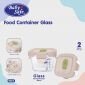 Baby Safe Glass Food Container 180ml 2pcs / Kontainer Makanan Bayi Kaca / Tempat Makanan Bayi / Tempat MPASI Kaca #2