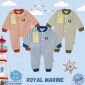 Promo Paket Hemat Jumpsuit Bayi Buka Kaki Ridges Royal Marine Aurora Colours / Romper Bayi Polos Katun / Baju Kodok Bayi Ridges SNI / Piyama