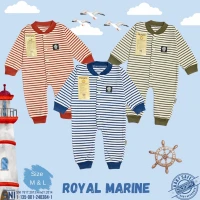Promo Paket Hemat Jumpsuit Bayi Buka Kaki Ridges Royal Marine Aurora Colours / Romper Bayi Polos Katun / Baju Kodok Bayi Ridges SNI / Piyama
