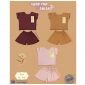 PROMO Paket Baju Bayi Setelan Anak Perempuan Ridges Crop Top Lollipop / Setelan Bayi Cewek / Setelan Anak Perempuan / Baju Bayi adem / Baju Santai Anak #4