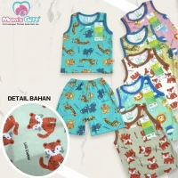 Paket Baju Bayi Setelan Singlet Kutung Kaos Anak Moms Gift Sery 475A / Setelan Bayi Kutung / Setelan Bayi Laki-laki dan Perempuan / Baju Bayi