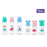 Botol Susu Bayi Reguler Kepala Animals MomEasy 120ml 240ml / Dot Bayi BPA Free Slim Neck