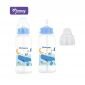 Botol Susu Bayi Sedotan MomEasy 270ml / Dot Bayi BPA Free Slim Neck / Botol Susu Sedotan Bayi #1