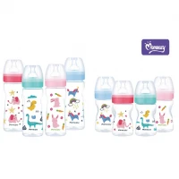 Botol Susu Bayi Wide Neck MomEasy 150ml 240ml / Dot Bayi BPA Free Leher Lebar