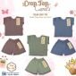PROMO Paket Baju Bayi Setelan Anak Perempuan Ridges Crop Top / Setelan Bayi Cewek / Setelan Anak Perempuan / Baju Bayi adem / Baju Santai