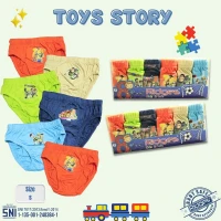 Celana Dalam Anak Laki-Laki Ridges Isi 6pcs (Bahan Adem) Toys Story