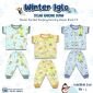 Setelan Baju Bayi Pendek Panjang Kancing Depan RIDGES Winter Iglo Newborn - 1 tahunan SNI / Piyama Anak Adem Anak 0-1 tahunan/ Baju Santai Anak