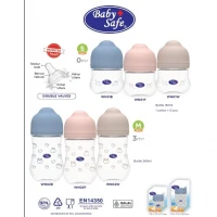 Botol Susu Baby Safe Wide Neck 125ml - 250ml