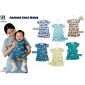 PROMO Setelan Baju Bayi Pendek Kancing Pundak Moms Gift Animal Cute Baby / Baju Santai Anak / Setelan Oblong Anak Unisex