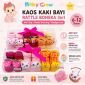 Kaos Kaki Bayi 3 in 1 Baby Grow Boneka Rattle Kerincingan / Baby Sock Rattle #4