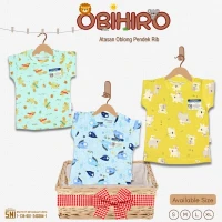 PROMO Baju Atasan Kaos Anak Ridges Motif Obihiro SNI (0-2 tahunan)