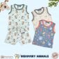 Paket Baju Bayi Setelan Singlet Kutung Anak Ridges 3pcs Motif Acak / Setelan Bayi Kutung / Setelan Bayi Laki-laki dan Perempuan / Baju Bayi adem / Baju Santai Anak #8